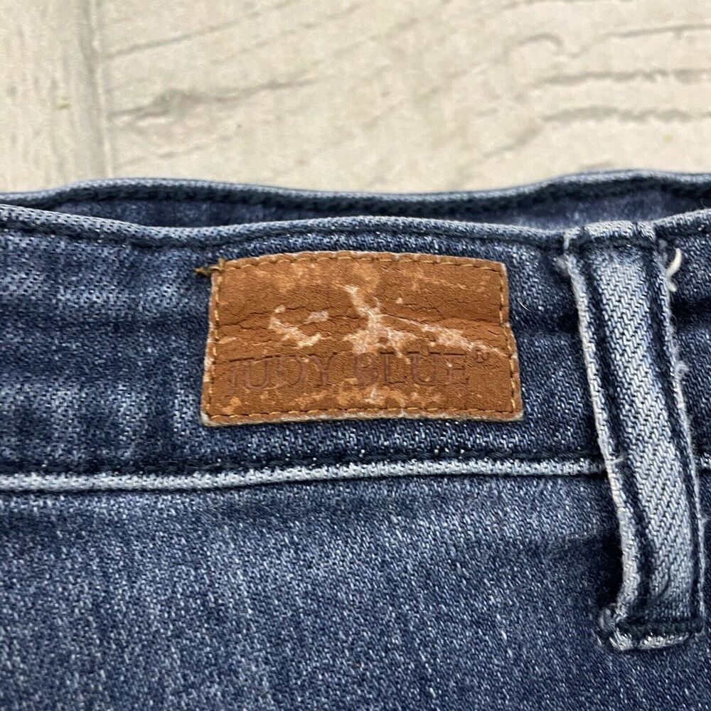 Judy Blue Women's 15 / 29 Dark Wash Mid-Rise Skinny Fit Denim Jeans JB82132DK - Picture 2 of 10